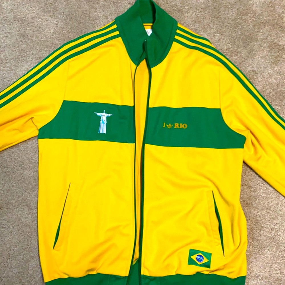 Retro Adidas Rio De Janeiro Track Jacket.